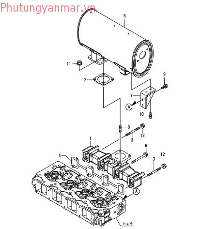 Ống gom khí xả và bộ tiêu âm